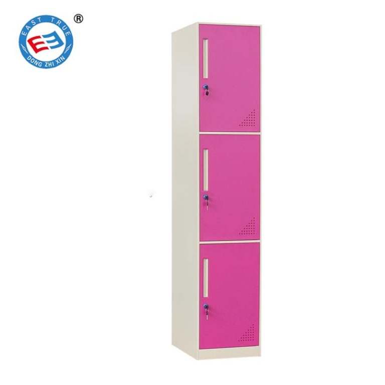 3 compartment storage locker cabinet