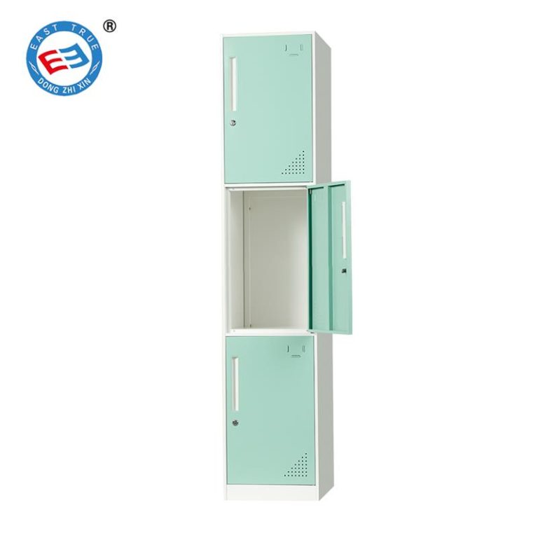 3 door steel locker