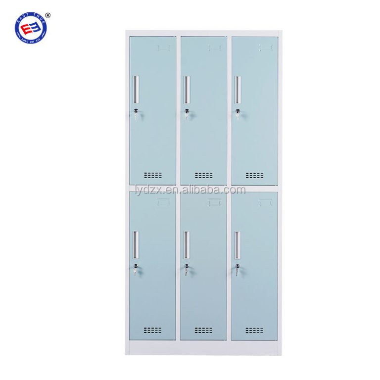 6 Door Metal Storage Lockers