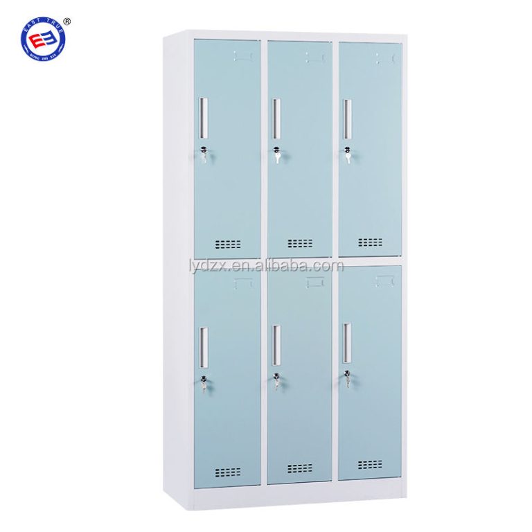 6 door metal lockers for storage