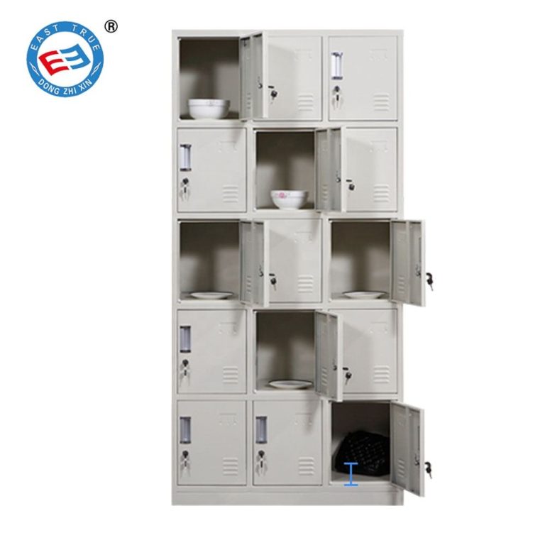 15 door steel office storage lockers