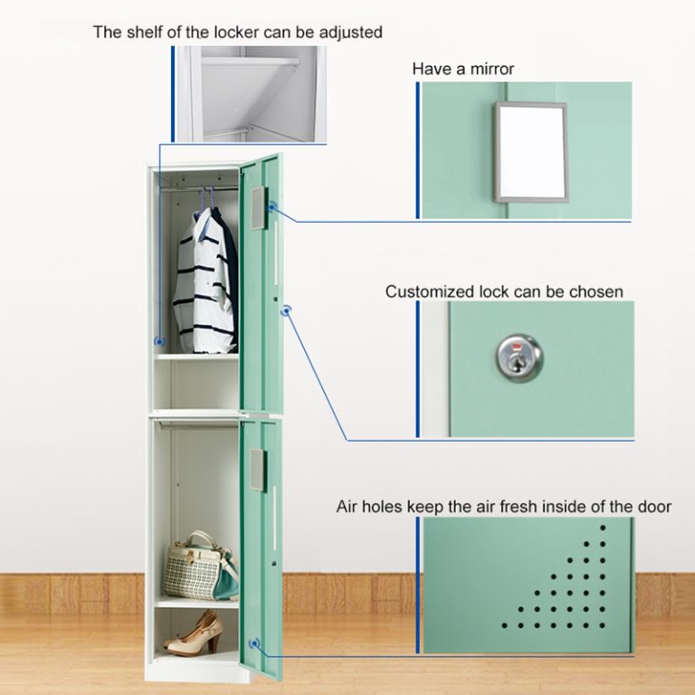2 Door Metal Lockers Design