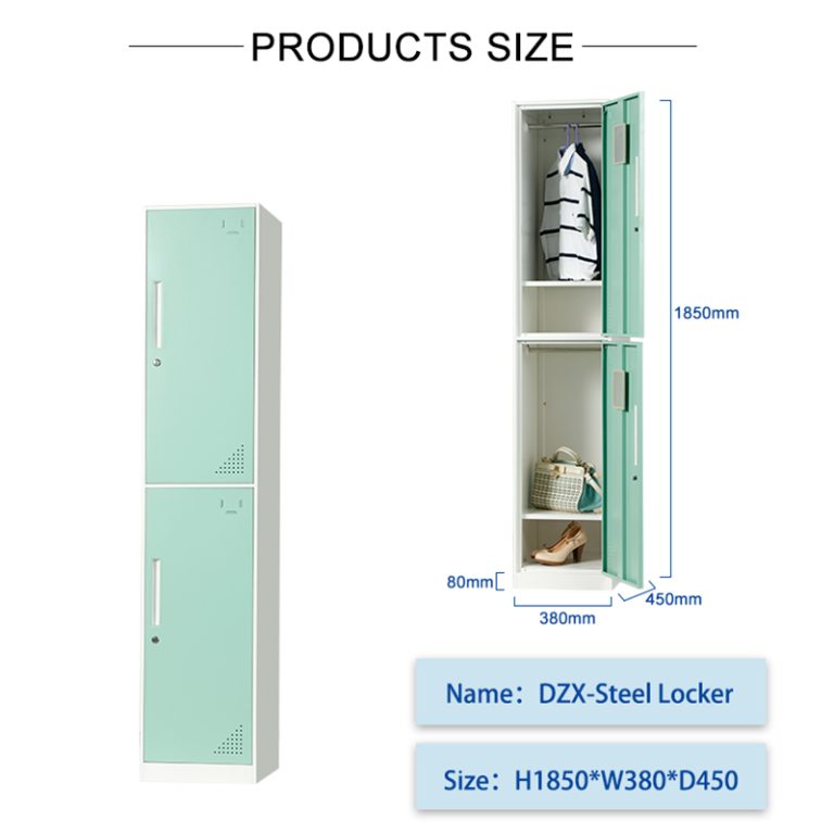 2 Door Metal Lockers Dimensions