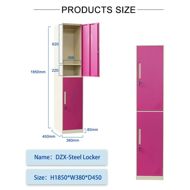 2 compartment locker sizes