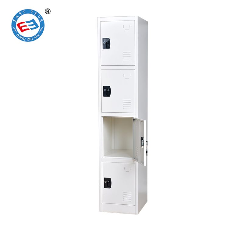 4 compartment steel locker