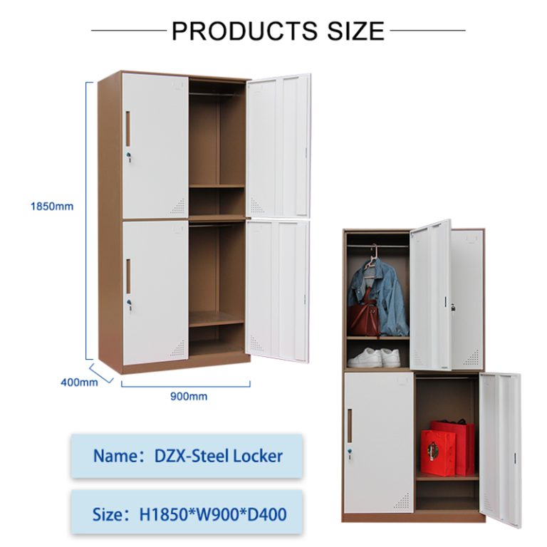4 door staff lockers dimensions