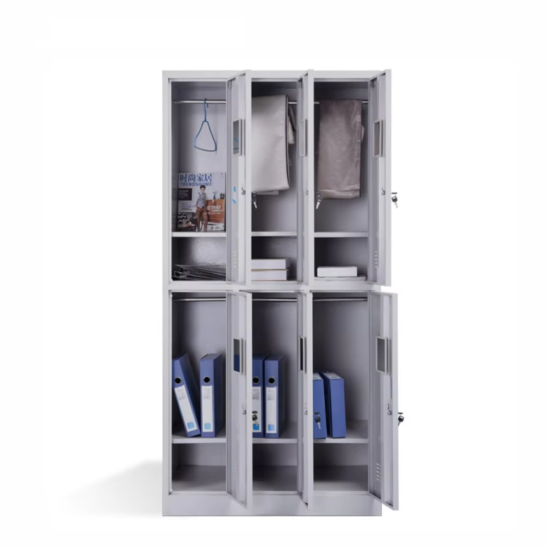 6 door employee storage lockers