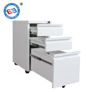White 3 Drawer File Cabinet