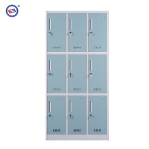 9 door metal storage lockers