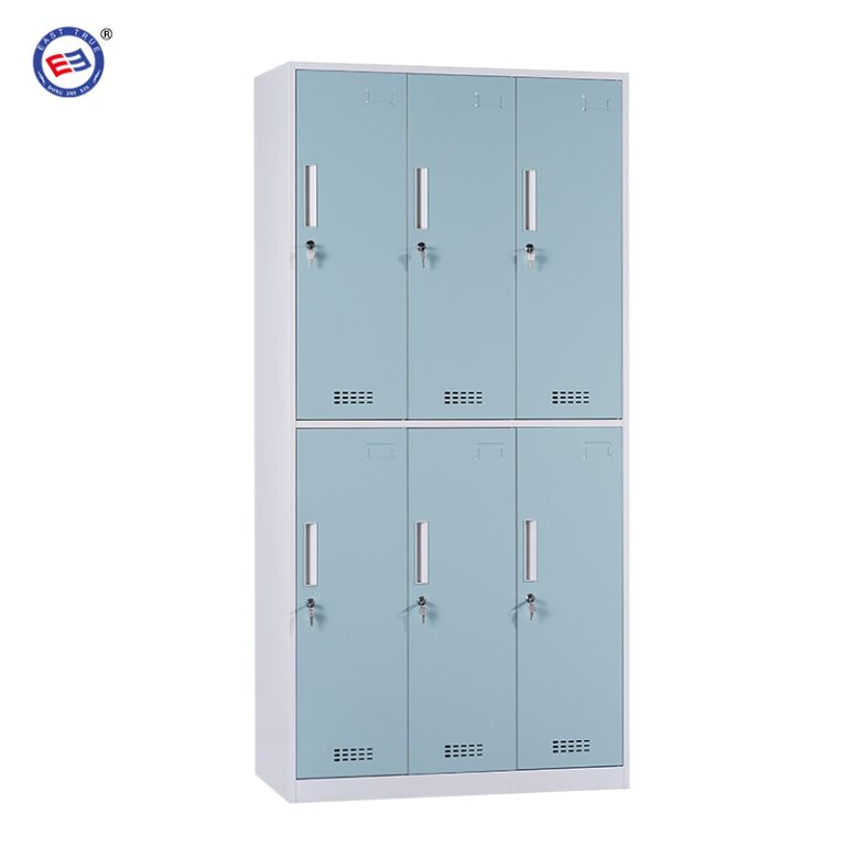 Steel Narrow Edge 6 Doors Locker