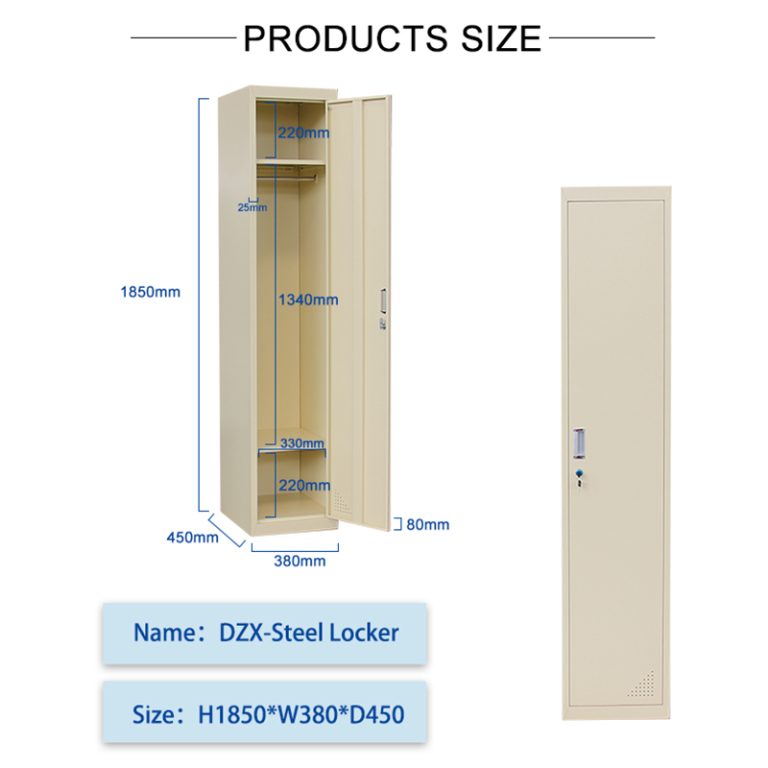 personal lockers dimensions