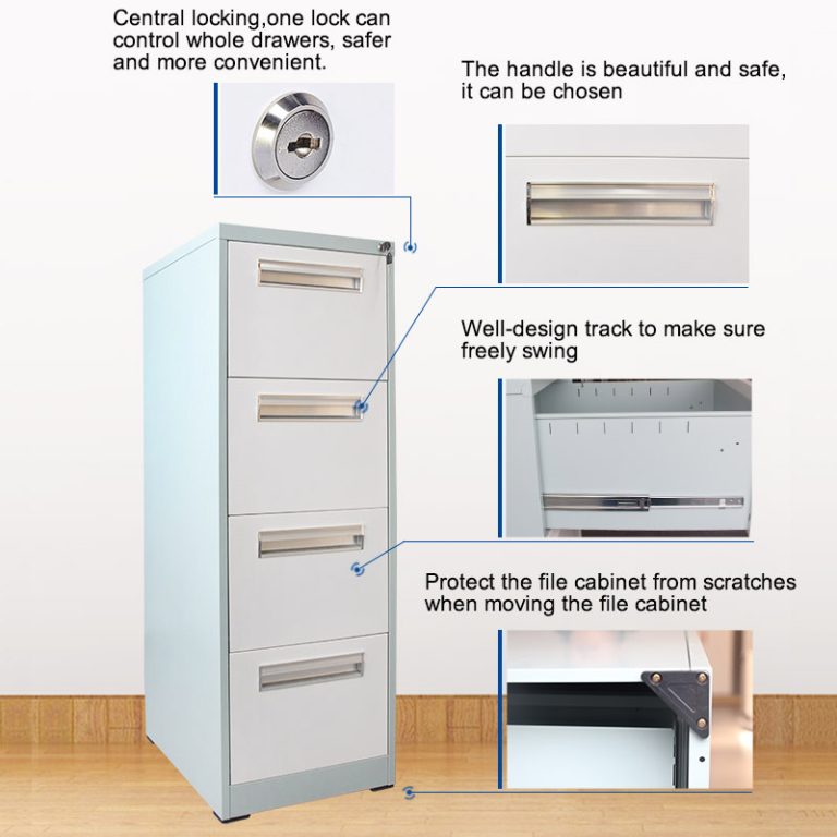 vertical 4 drawer filing cabinets