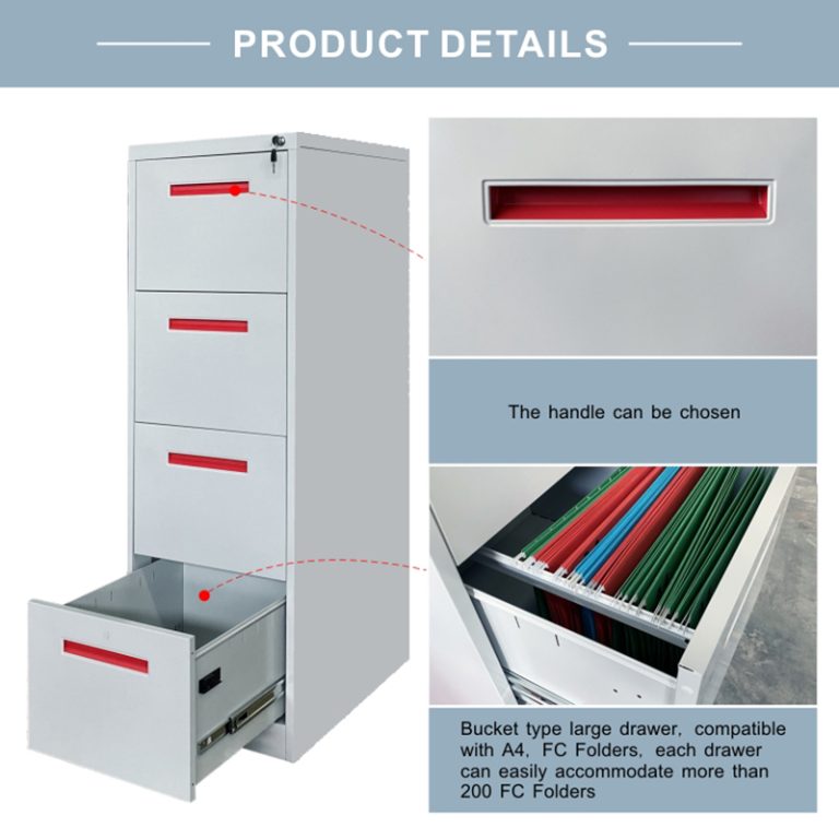 vertical filing cabinet 4 drawer