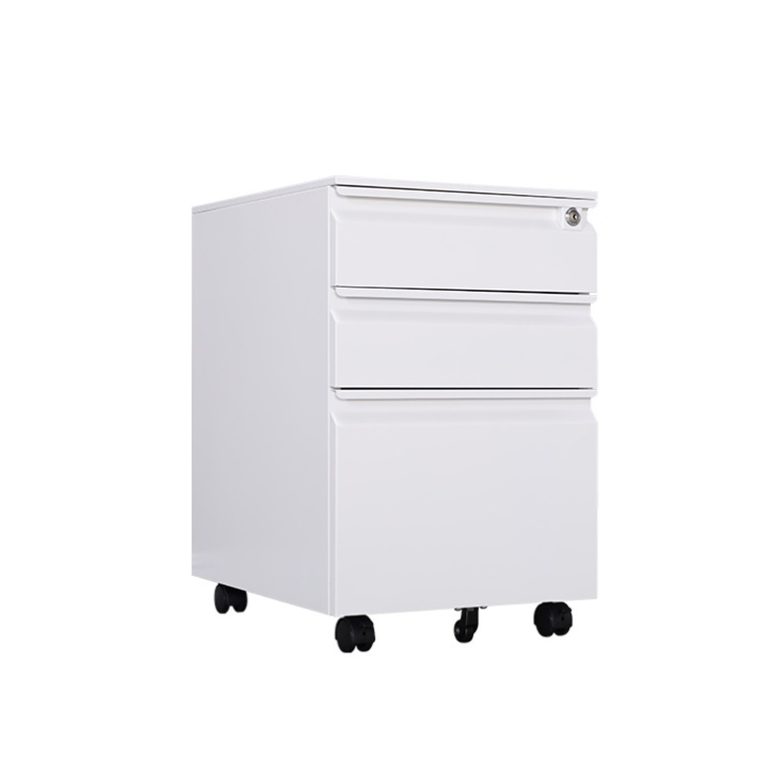 white drawer cabinet