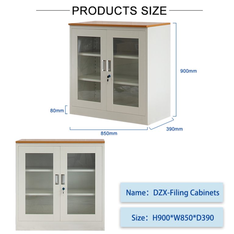small steel filing cabinet