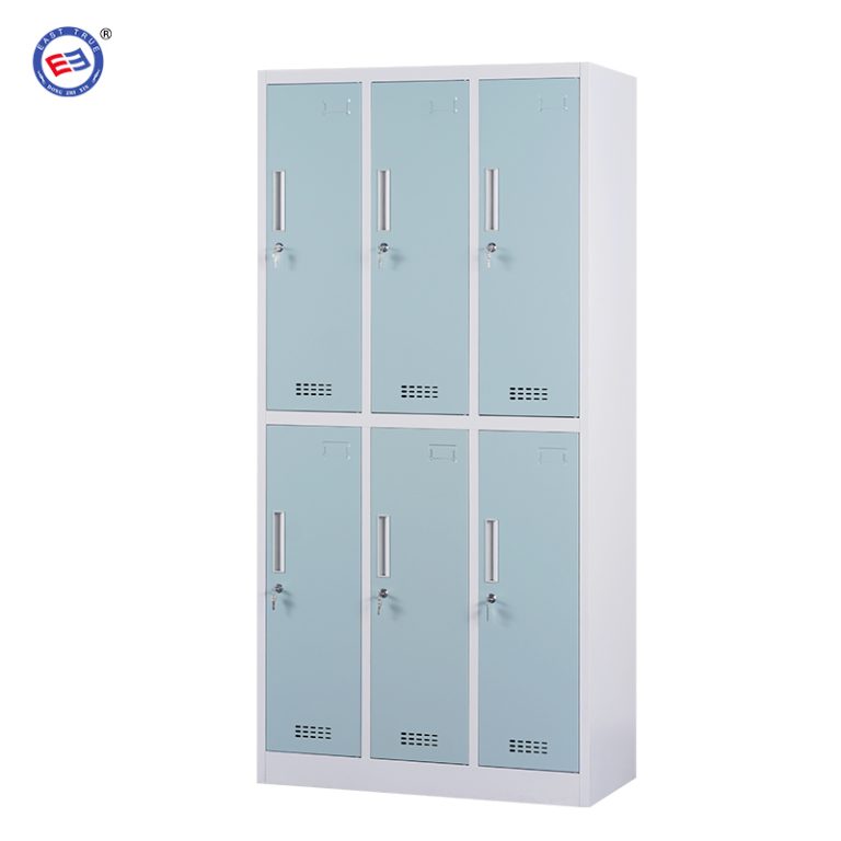 steel 6 door locker, employee locker