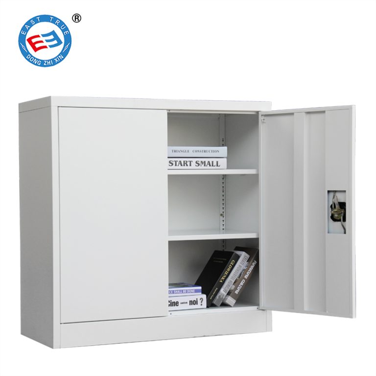 small 2 door steel filing cabinet lockable