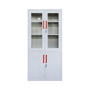 Upper Glass Door Steel Filing Cabinet