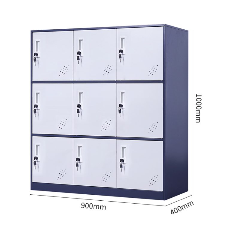 9 door small metal lockers