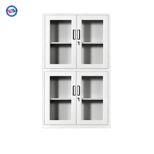 Glass Door Office Cupboard