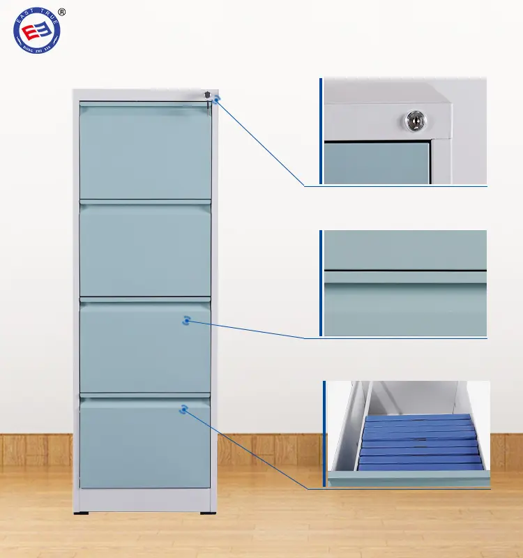 Metal File Cabinet Four Drawer