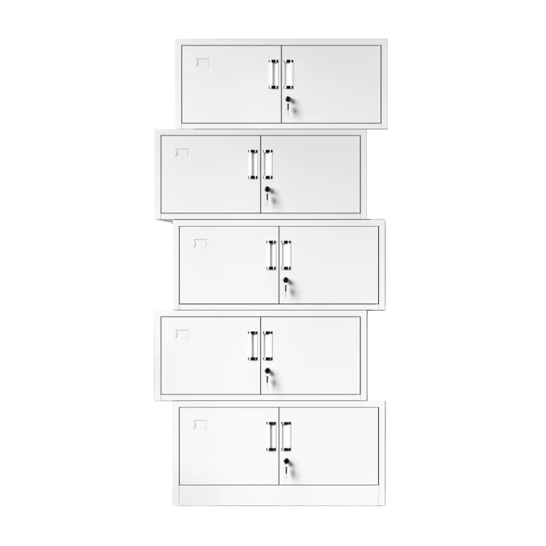 Separates five section filing cabinets