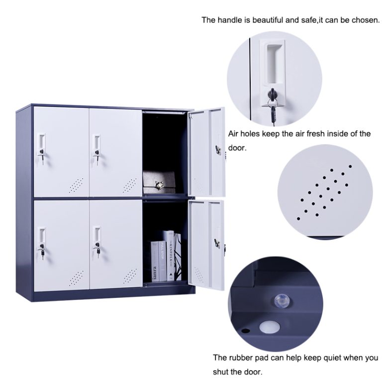 Steel 6 Doors Low Height Locker