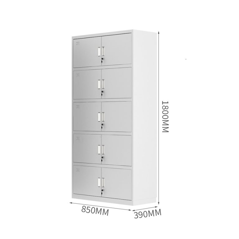 tall filing cabinet with lock