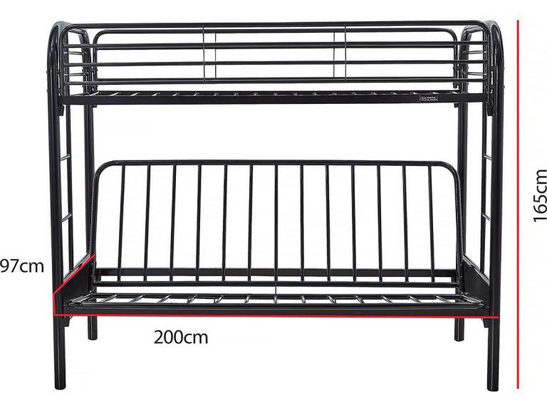 Metal Twin Futon Bunk Bed Dimensions