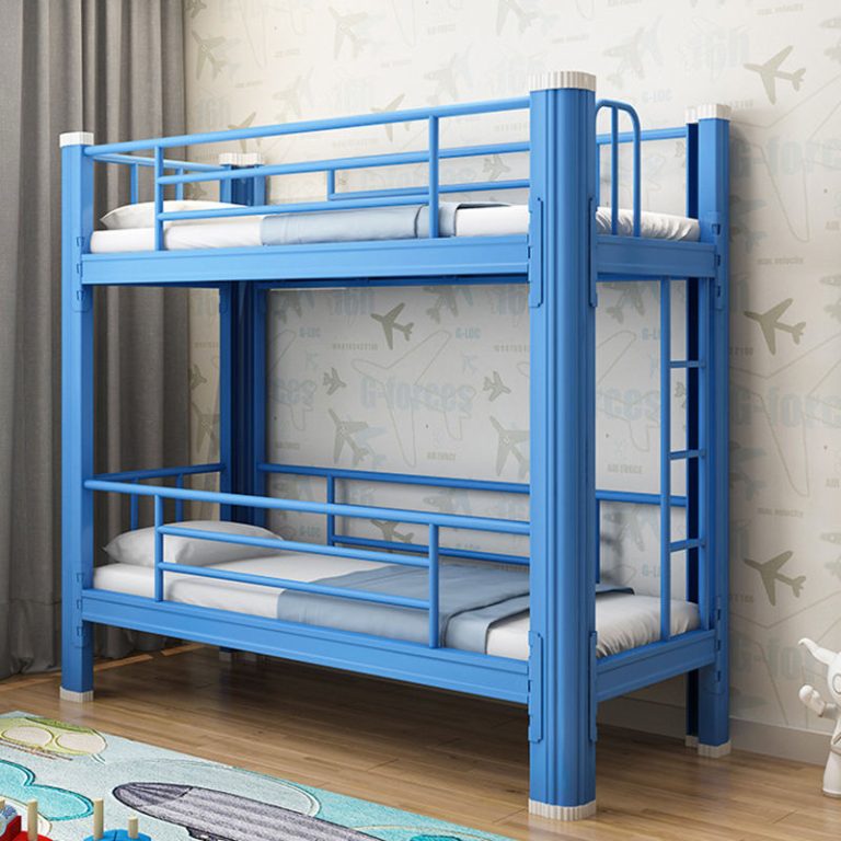 blue twin bunk beds for kids​