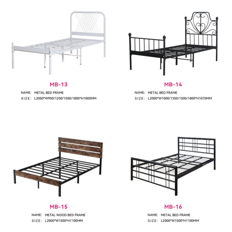 metal single bed