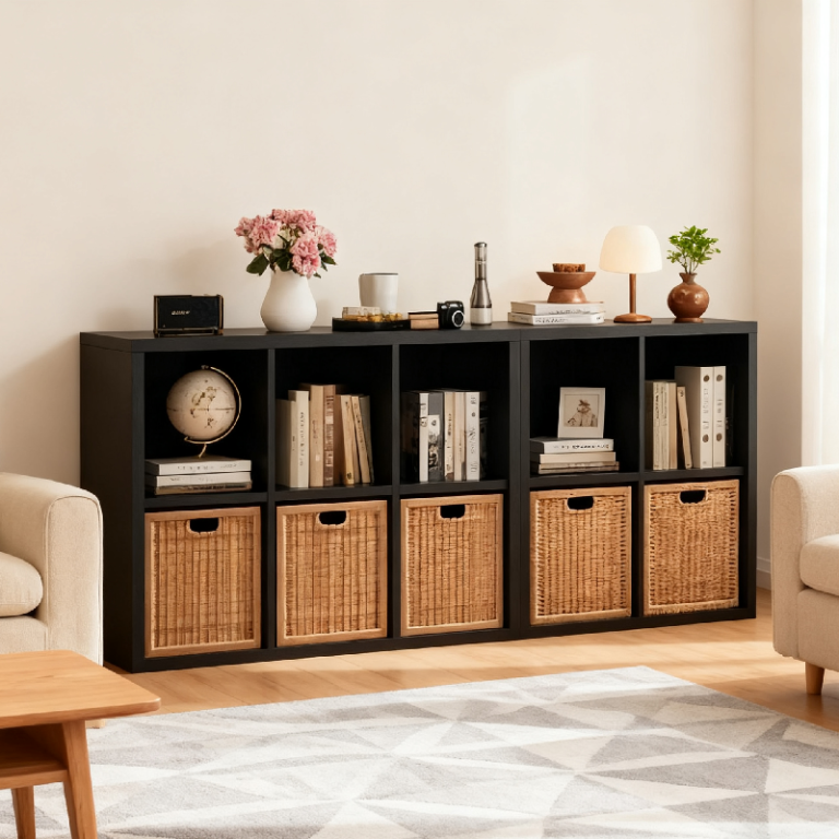 modern metal bookcase