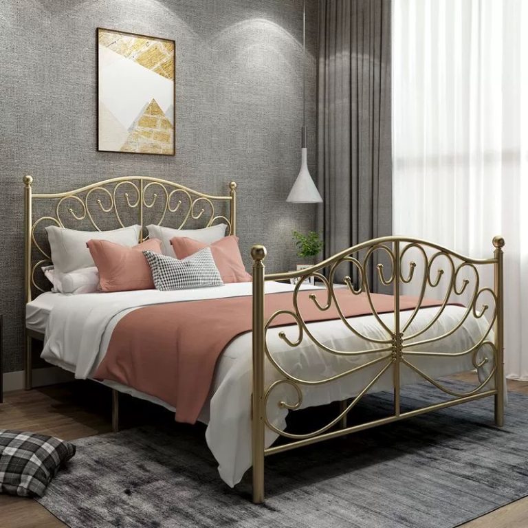 single iron bed frame
