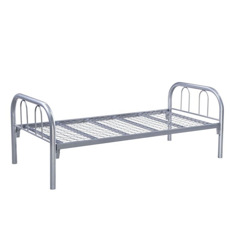 steel single beds for adults