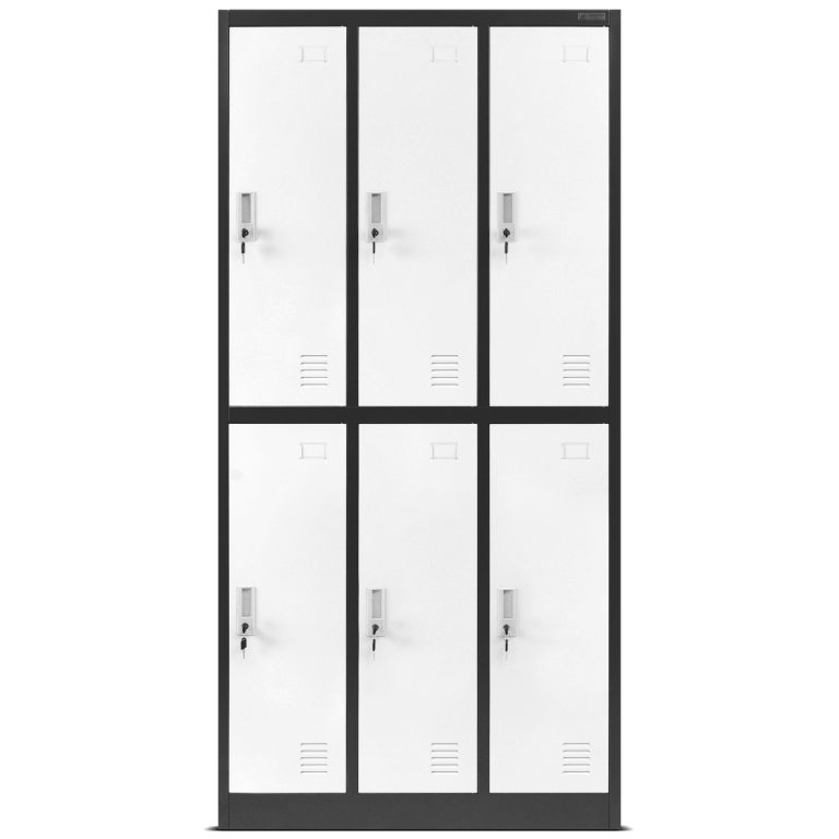 6 door steel lockers