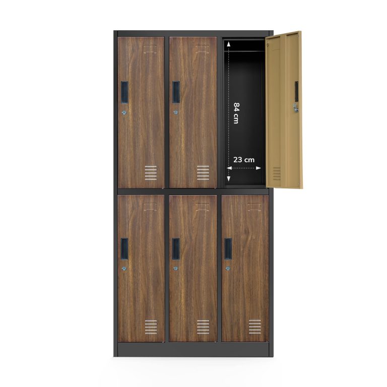 6 door clothing lockers