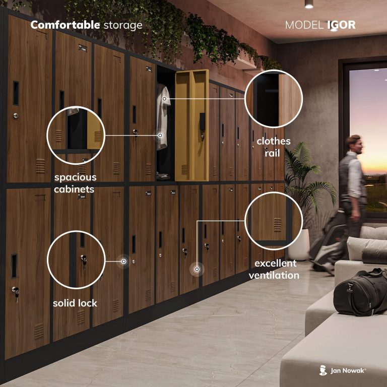 6 door work uniform lockers