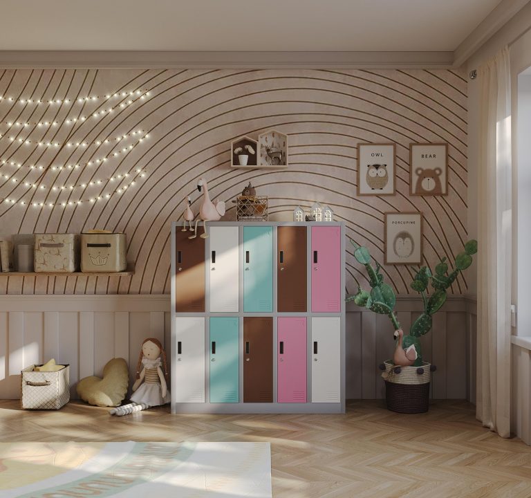 10 door steel locker