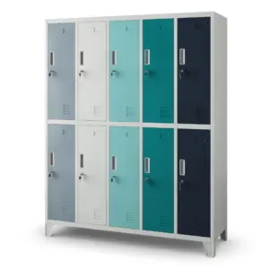 10 door metal locker cabinet