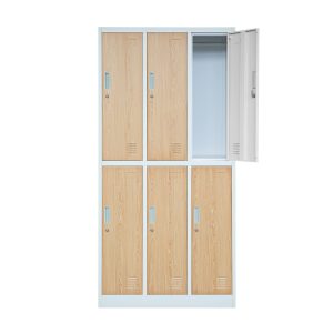 6 Door Steel Athletic Lockers