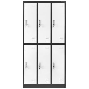 6 Doors Steel Workplace Lockers