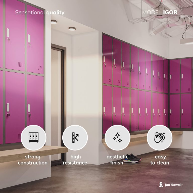 6 door steel locker