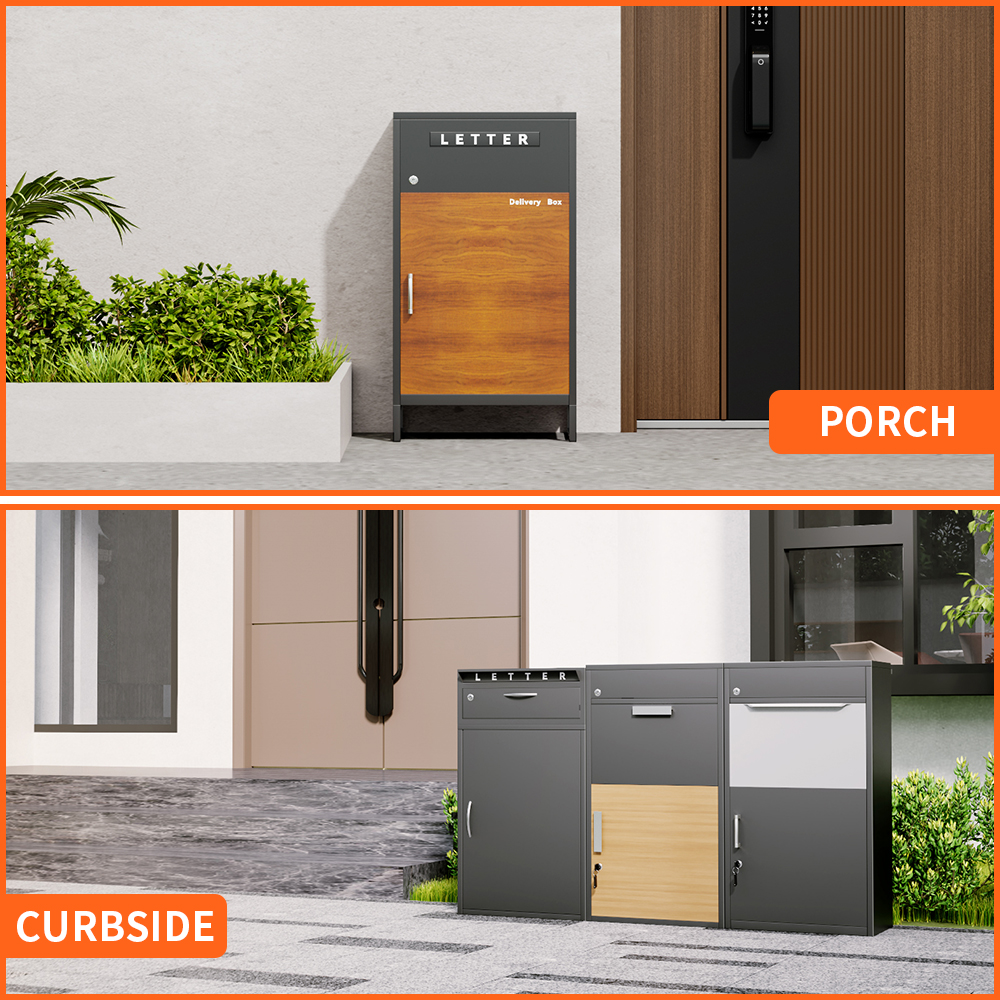 outdoor parcel drop box