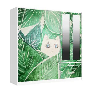 Customized Metal Printing Wardrobe Furniture