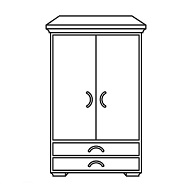 Metal Printed Wardrobe Series