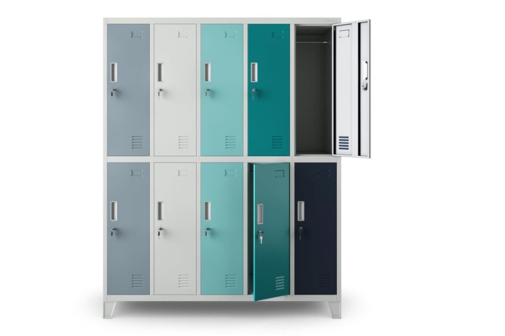 Metal steel lockers