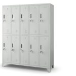 10 door steel lockers