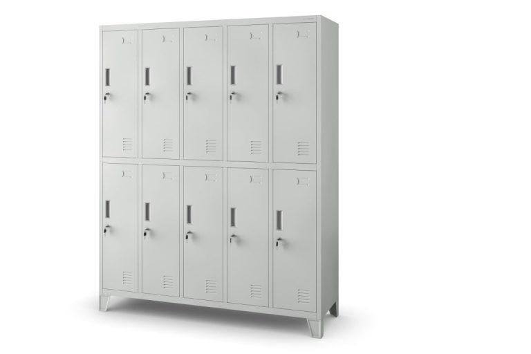 10 door steel lockers