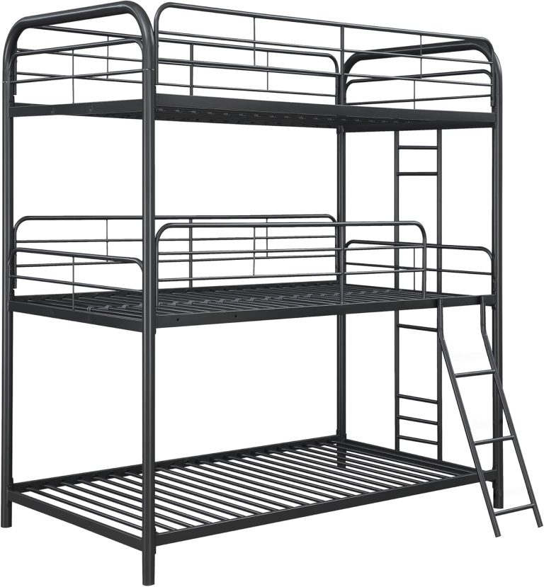 Adults Triple Bunk Beds Metal Frame
