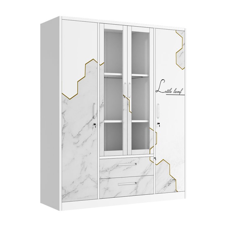 New Style Printed Wardrobe Large Armoire Wardrobe